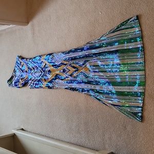 SHEIN Sequin Dress Size XS (Mardi Gras!)